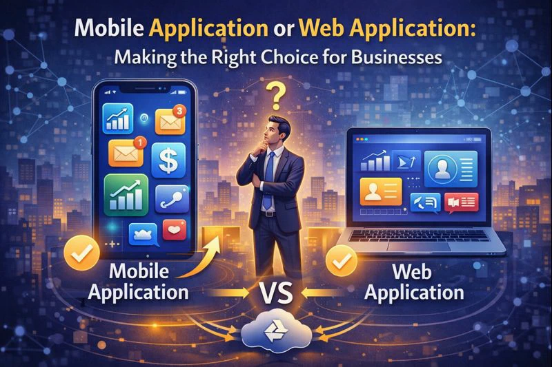 Mobile Application or Web Application? Making the Right Choice for Businesses